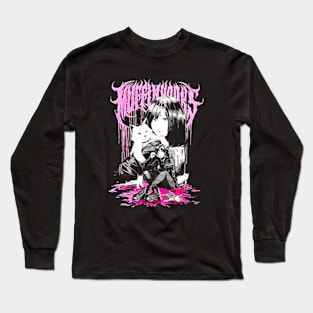 Muffinhooks Cat And Girl Long Sleeve T-Shirt